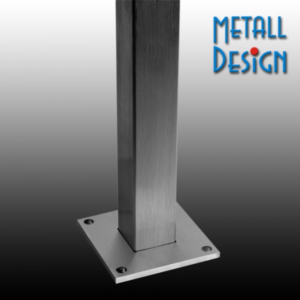 Vierkant Rohr Bodenflansch | Anschlüsse/ Anker/ Flansch