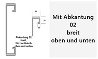 breite Abkantung +48,00 €