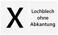 ohne Abkantung