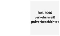weiß RAL9016 +22,00 €
