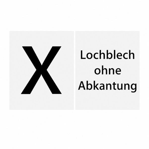 ohne Abkantung