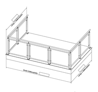 Geländer U-Form Geländer U-Form