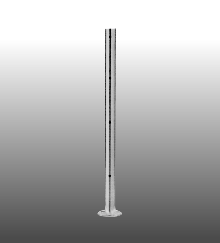 Geländerpfosten Edelstahl Basis 09-G