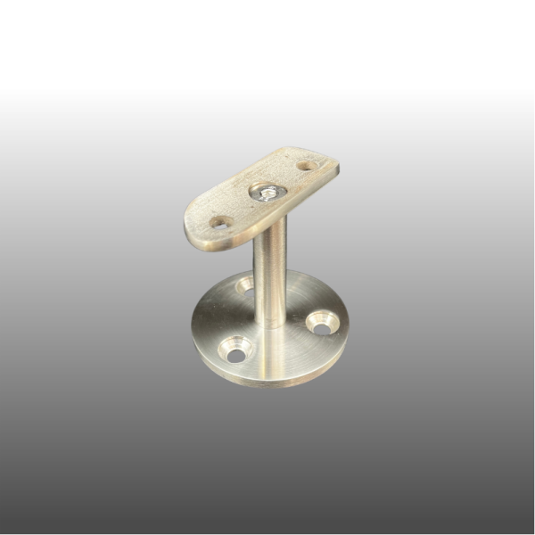 Handlaufhalter Edelstahl mit Montageplatte für Handlauf Rundrohr