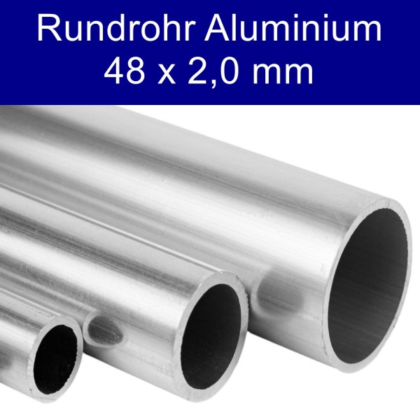 Rundrohr Aluminium 48 x 2,0 mm