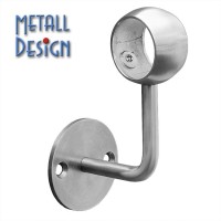 Handlaufhalter Edelstahl mit Kugelring. Handlaufhalter Edelstahl mit Kugelring.