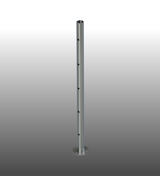 Geländerpfosten Basis BRGA 02 für Seilgeländer oder Relinggeländer