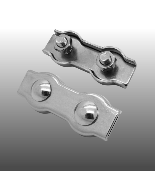 Duplexklemme Edelstahl