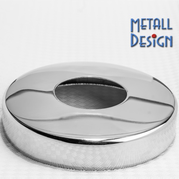 Abdeckrosette Geländer Edelstahl hochglanz polliert. Abdeckrosette Geländer Edelstahl hochglanz polliert.