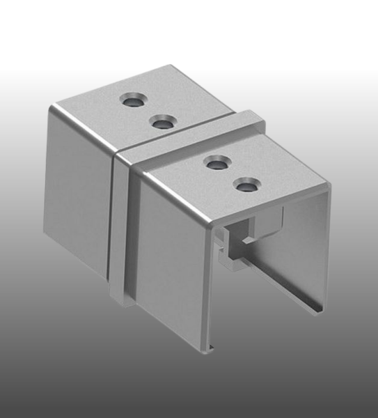 Handlaufverbinder Glasgeländer Vierkantrohr