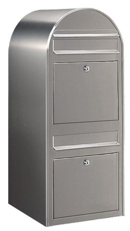 Briefkasten Bobi Duo Edelstahl