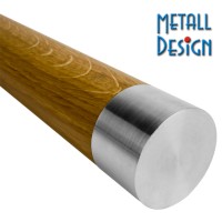 Handlauf Holz Edelstahl Endkappe Anwendung Handlauf Holz Edelstahl Endkappe Anwendung