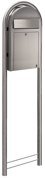 Bobi Grande S Edelstahl mit Bobi Round Edelstahl