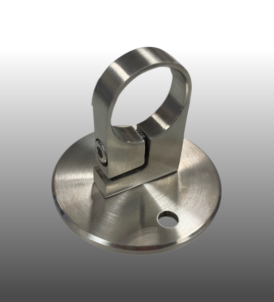 Edelstahl Wandanker für 42,4 mm Rundrohr