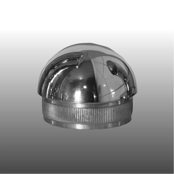 Endkappe Edelstahl hochglanz rund