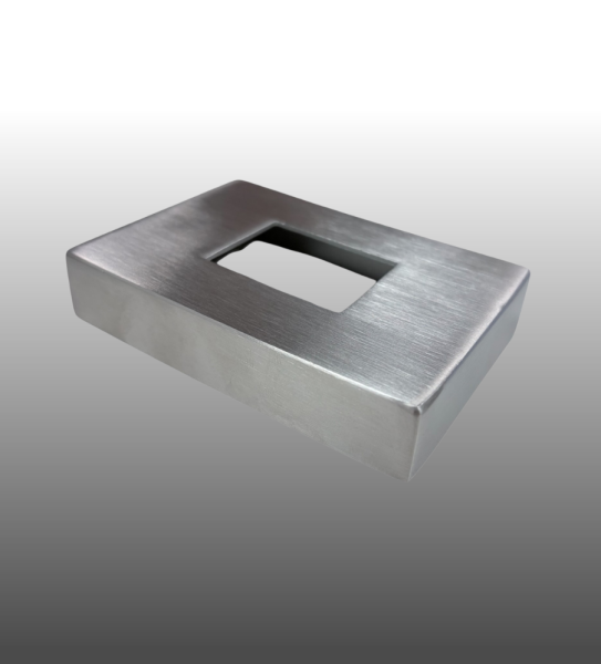 Rechteckrohr Abdeckrosette 30 x 40 mm