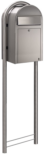 Bobi Grande Edelstahl mit Bobi Round Edelstahl
