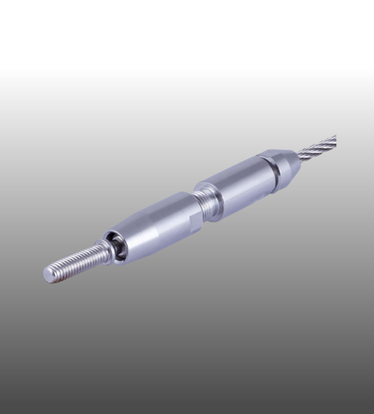 Seilgeländer Edelstahl Terminal Anschluss RO-01 für alle Geländer passend.