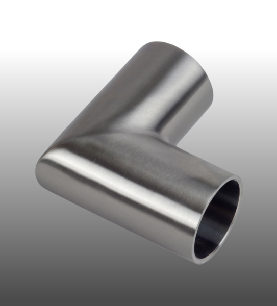 Handlauf Holz Edelstahl Eckbogen Abschluss