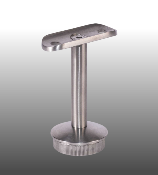 Handlaufhalter Rundrohr mit Montageplatte für Handlauf Runder Anschluss