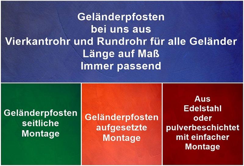 Geländerpfosten | design shop baalcke.de