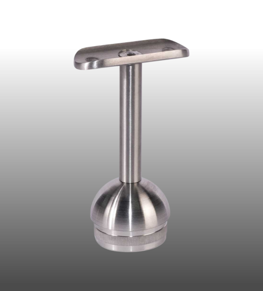 Rohrstütze Kugelform Geländerpfosten für Handlauf rund MD20