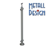 Stabgeländer Mittelpfosten 42,4 mm aufgesetzte Montage Stabgeländer Mittelpfosten 42,4 mm aufgesetzte Montage