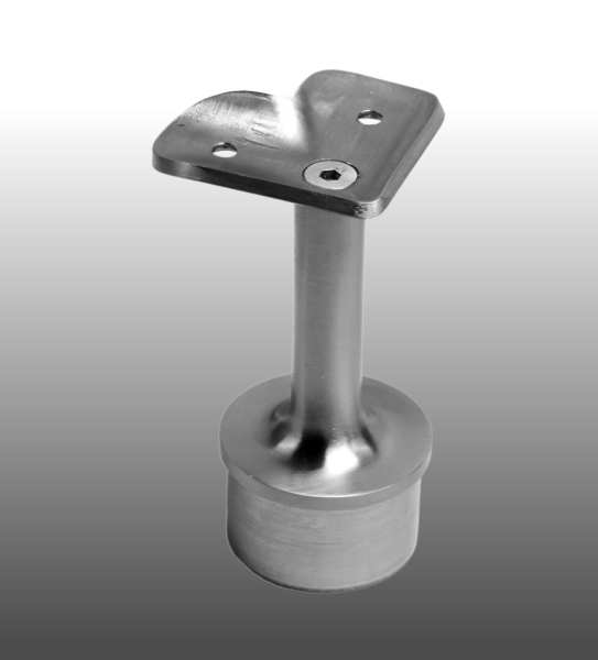 Rohrstütze Edelstahl für Geländerpfosten Eckpfosten