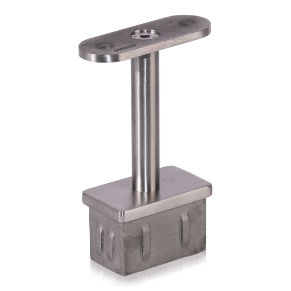 Rohrstütze Rechteckrohr für Anschluss flach Rohrstütze Rechteckrohr für Anschluss flach