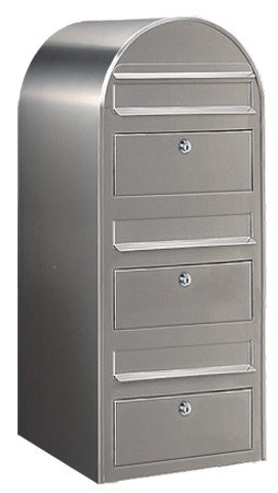 Briefkasten Bobi Trio Edelstahl