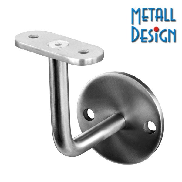 490cm 5 Edelstahl-Halter Edelstahl Handlauf /Ø33,7mm mit geraden Handlaufhaltern//Br/üstung aus einem St/ück//ungeteilt