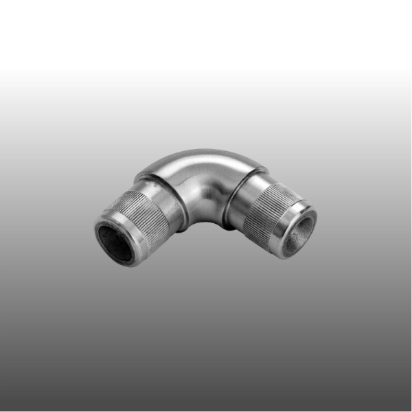 Rohrverbinder Ø12,0mm Edelstahl 90°