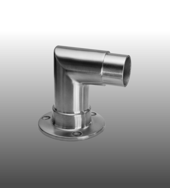 Eckbogen mit Flansch alle Größen aus Edelstahl