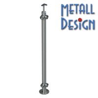 Stabgeländer Eckpfosten 90°, 42,4 mm. Stabgeländer Eckpfosten 90°, 42,4 mm.