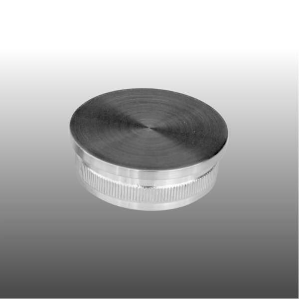 Endkappe Edelstahl flach V4A