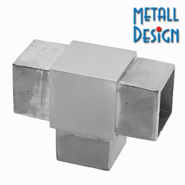 Rohrverbinder Vierkantrohr T-Verbinder