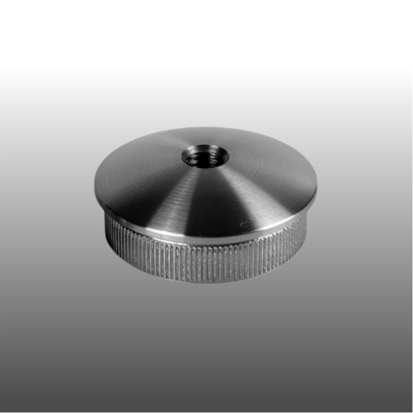 Endkappe Edelstahl mit Gewinde leicht gewölbt alle Größen