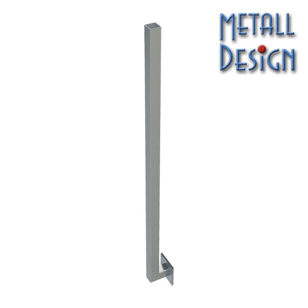 Geländerpfosten V4A seitliche Montage VS1 40 x 40 mm Geländerpfosten V4A seitliche Montage VS1 40 x 40 mm