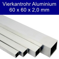 Aluminiumrohre 60x60 mm auf Maß kaufen Aluminiumrohre 60x60 mm auf Maß kaufen