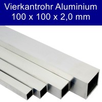 Rohr aus Aluminium 100x100 mm Länge auf Maß Kaufen. Rohr aus Aluminium 100x100 mm Länge auf Maß Kaufen.