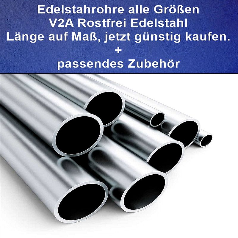 Rundrohr Edelstahl V2a Aisi 304 Und V4a Aisi 316 Auf Mass Kaufen Design Shop Baalcke De