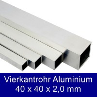Alu Vierkantrohr 40x40x2,0 mm Länge auf Maß Kaufen Alu Vierkantrohr 40x40x2,0 mm Länge auf Maß Kaufen