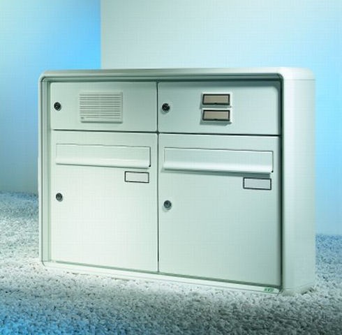 Briefkastenanlage Aufputz 2er