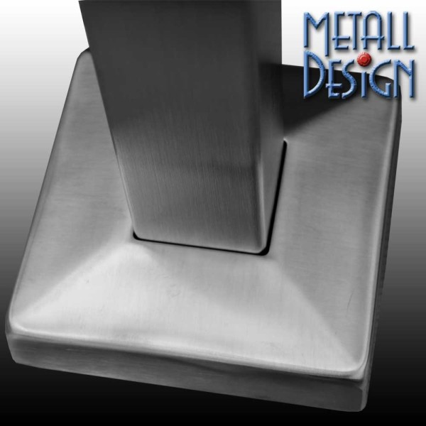 Abdeckrosette Geländerpfosten Vierkantrohr 40 x 40 mm