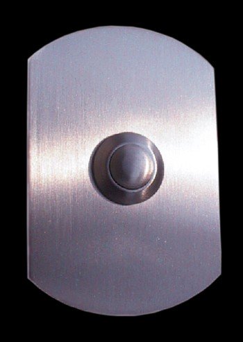 Klingelplatte massiv 6mm Edelstahl