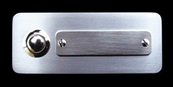 Klingelplatte Edelstahl AB 81501- 1er