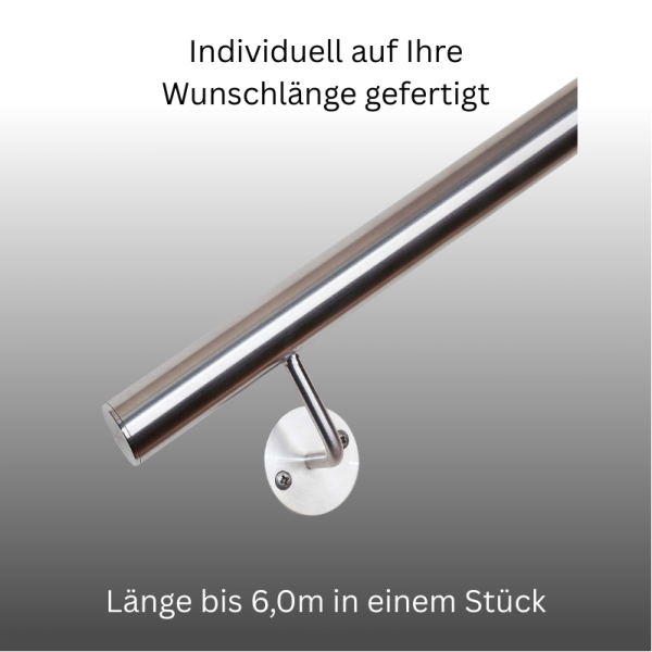 Handlauf-Edelstahl DS01 V2A Länge auf Maß