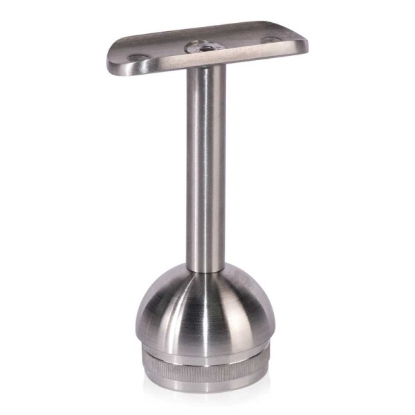 Handlaufhalter für Geländerpfosten für Handläufe rund aus Edelsatahl und Holz. Handlaufhalter für Geländerpfosten für Handläufe rund aus Edelsatahl und Holz.