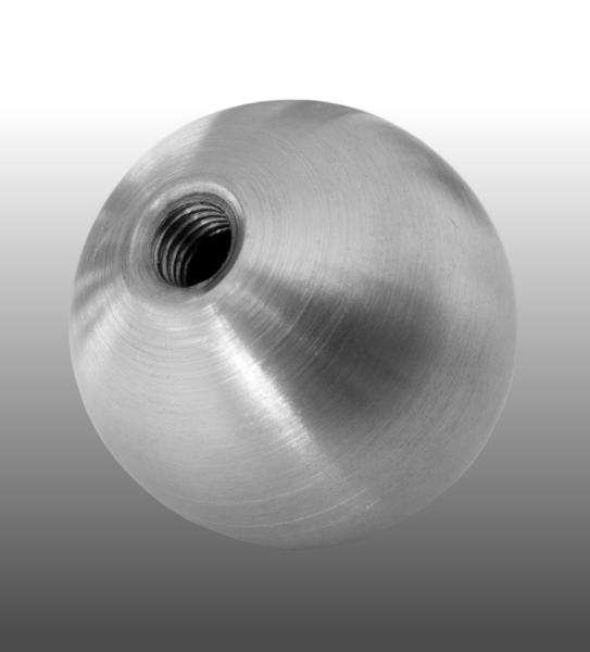 Edelstahlkugel mit Gewinde
