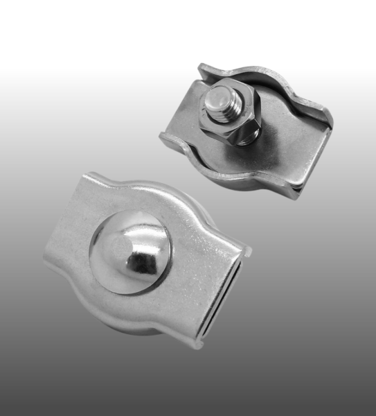 Simplex Seilklemme Edelstahl für Edelstahlseile